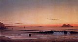 Martin Johnson Heade Twilight, Singing Beach painting